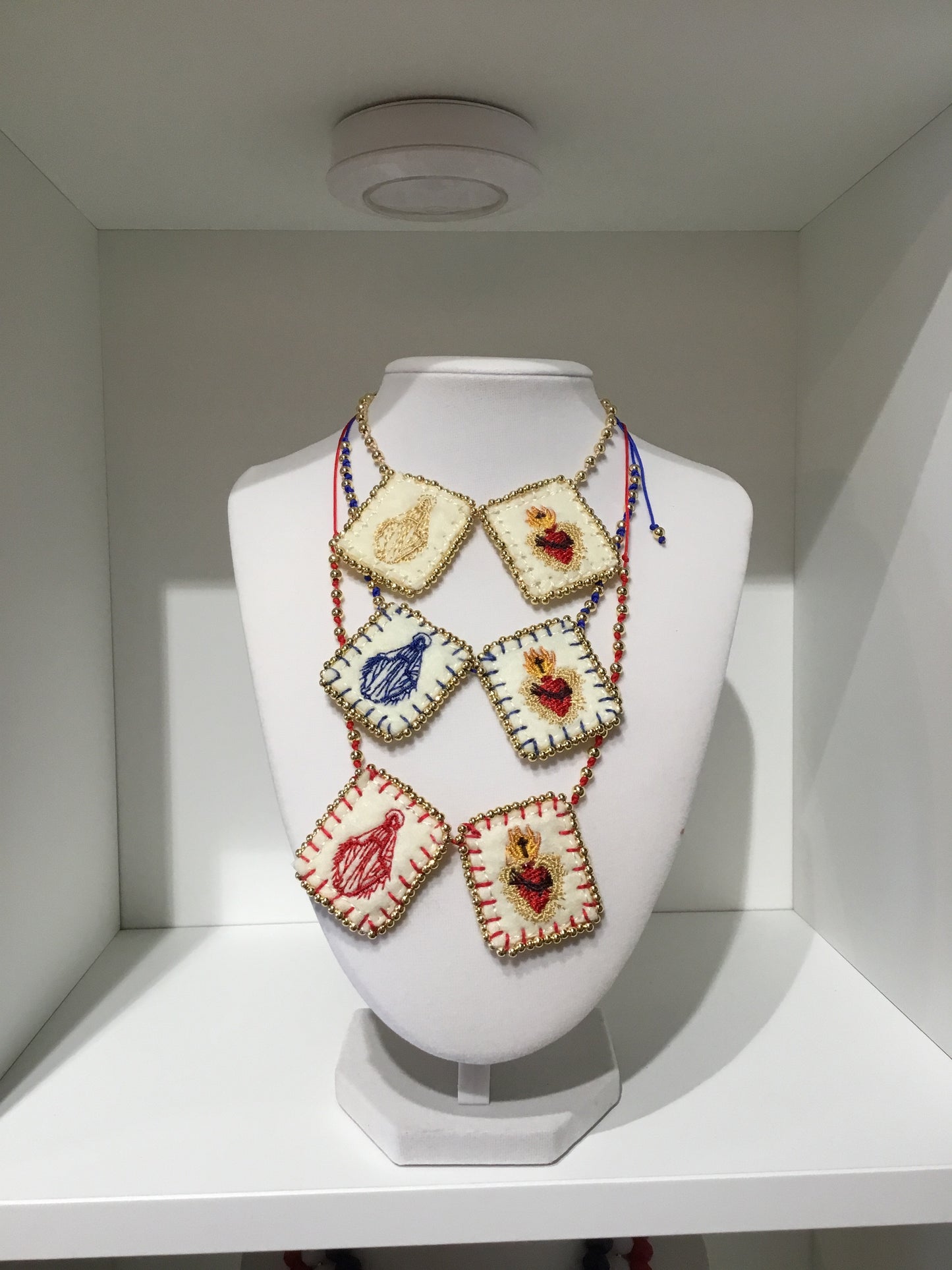 Escapulario doble con balines Milagrosa