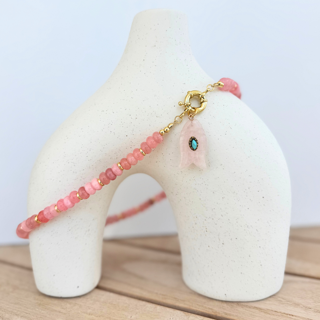 Charm Pez piedras naturales