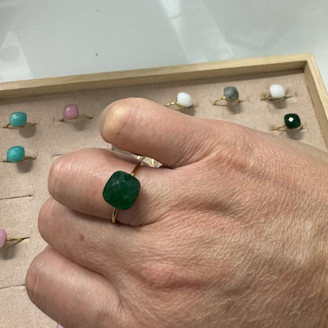 Anillos de Piedras Naturales