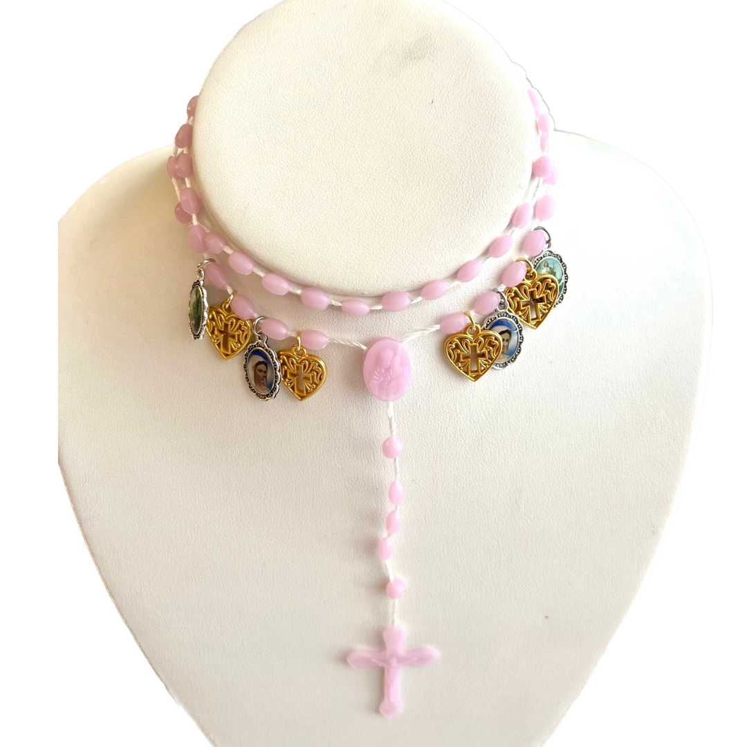 Rosary of colors and medals