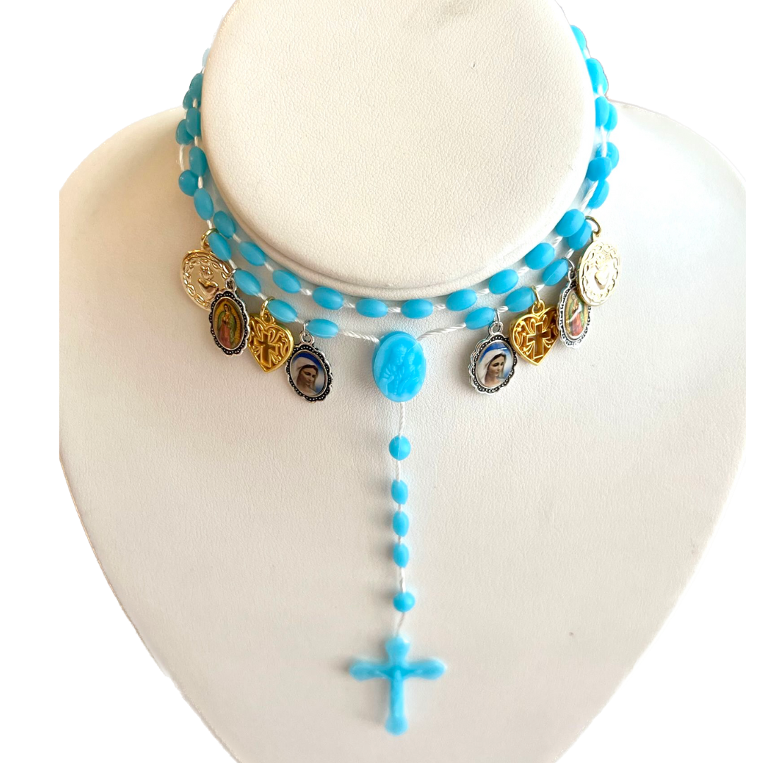 Rosary of colors and medals