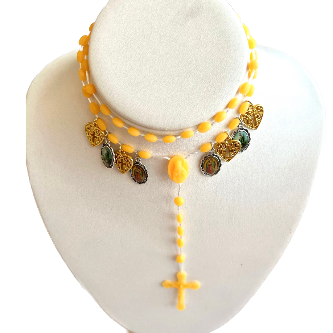 Rosary of colors and medals