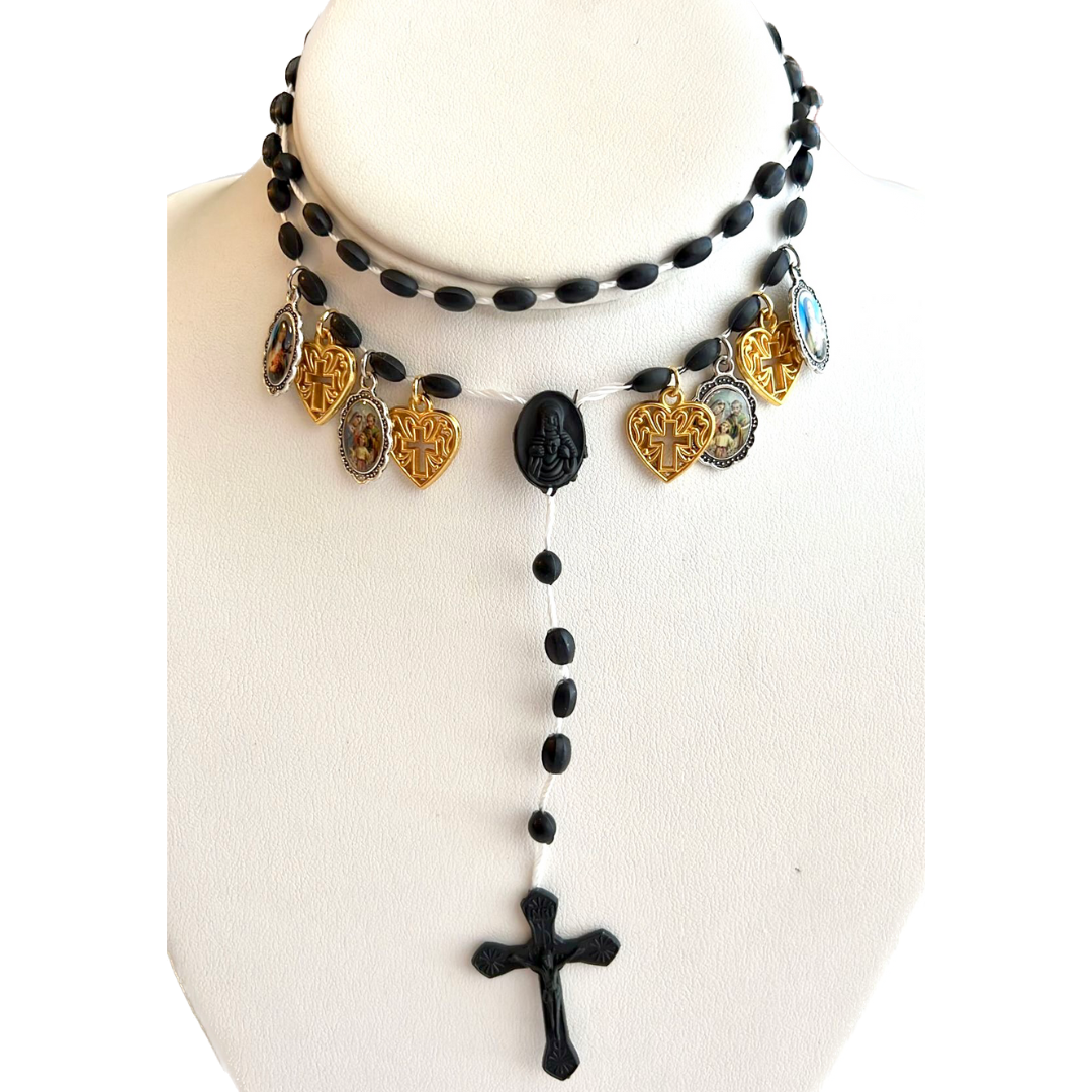 Rosary of colors and medals
