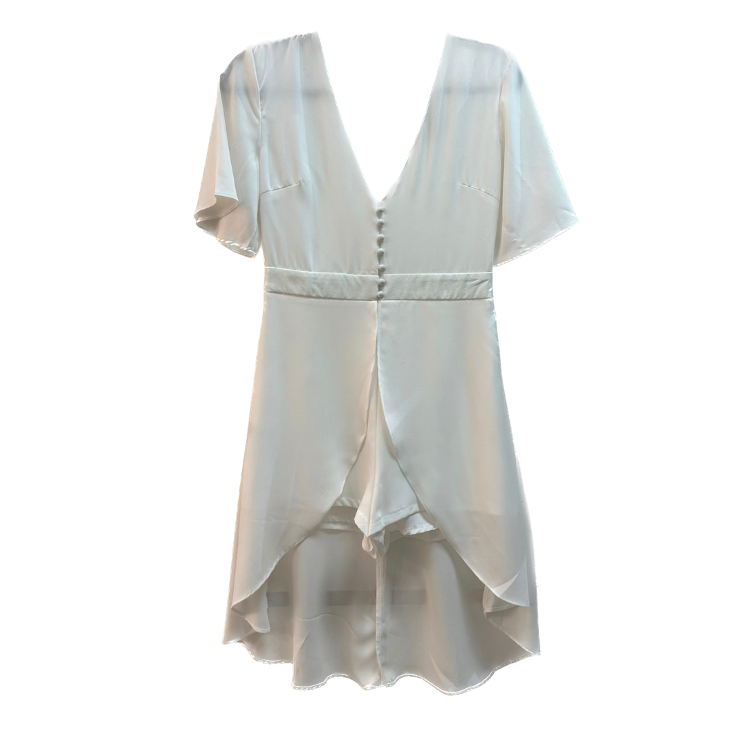 Vestido short blanco