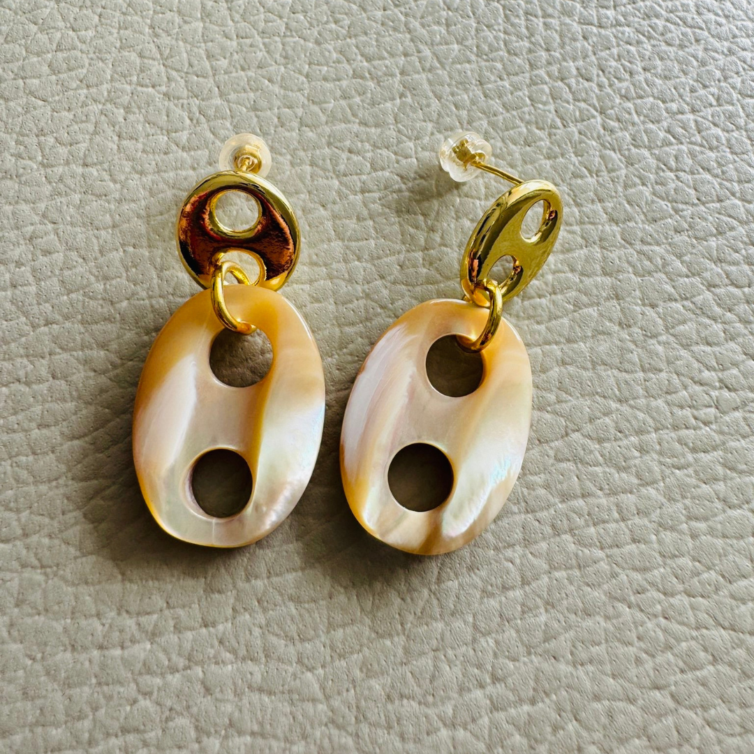 Small Mother of Pearl Earrings