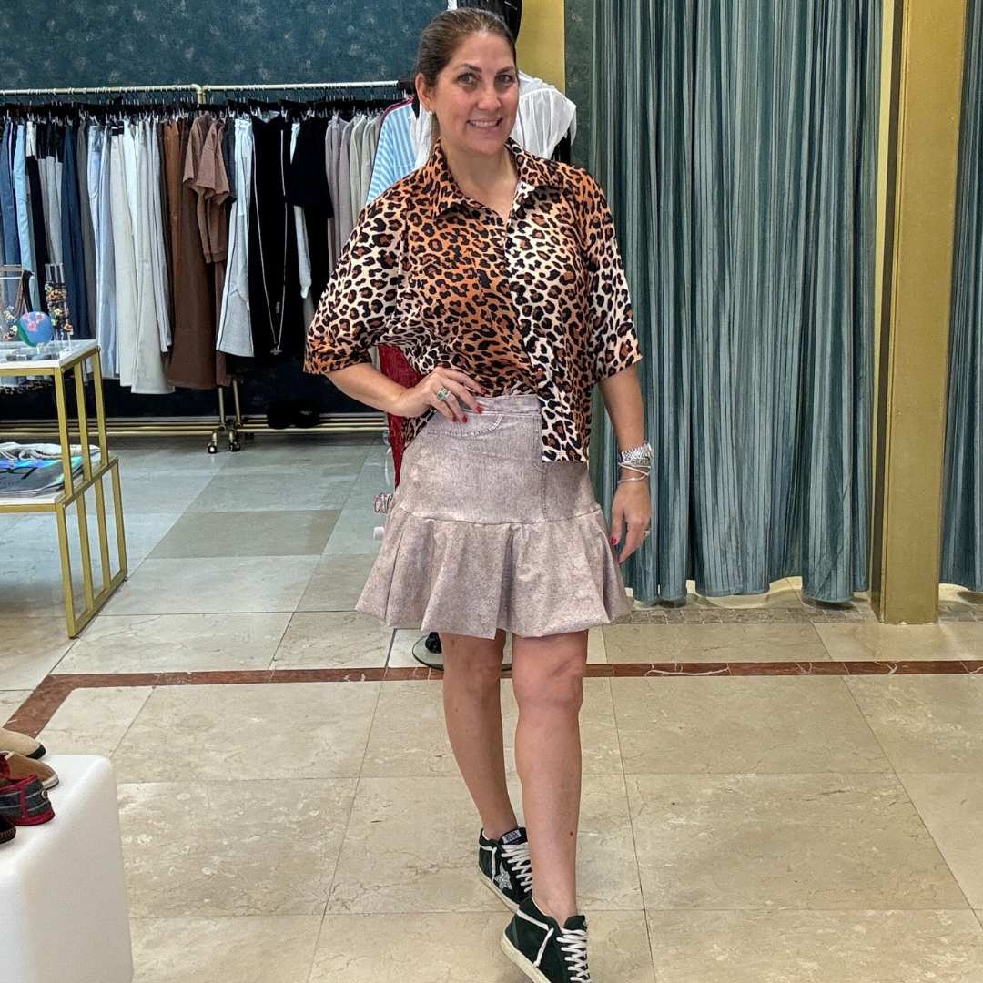 Camisas Kinina de leopardo