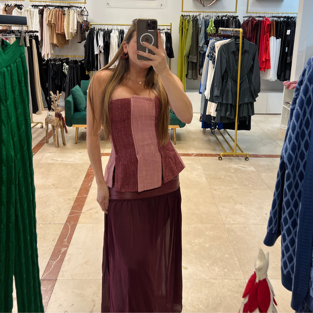 Corset dos tonos