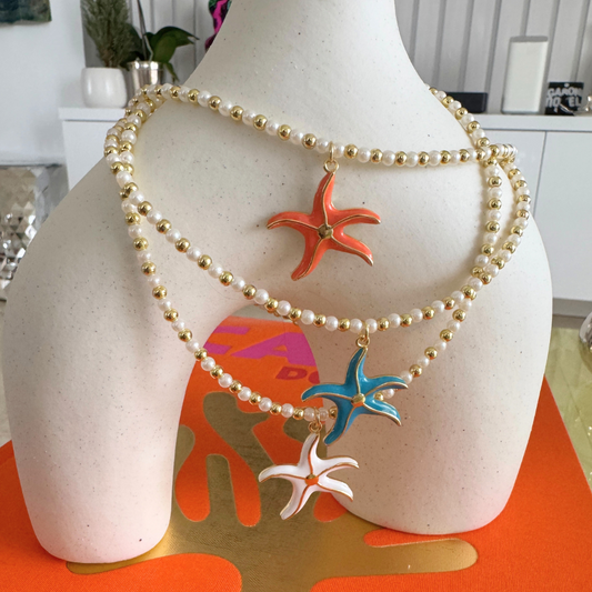 Collares de Estrellas con Esmalte