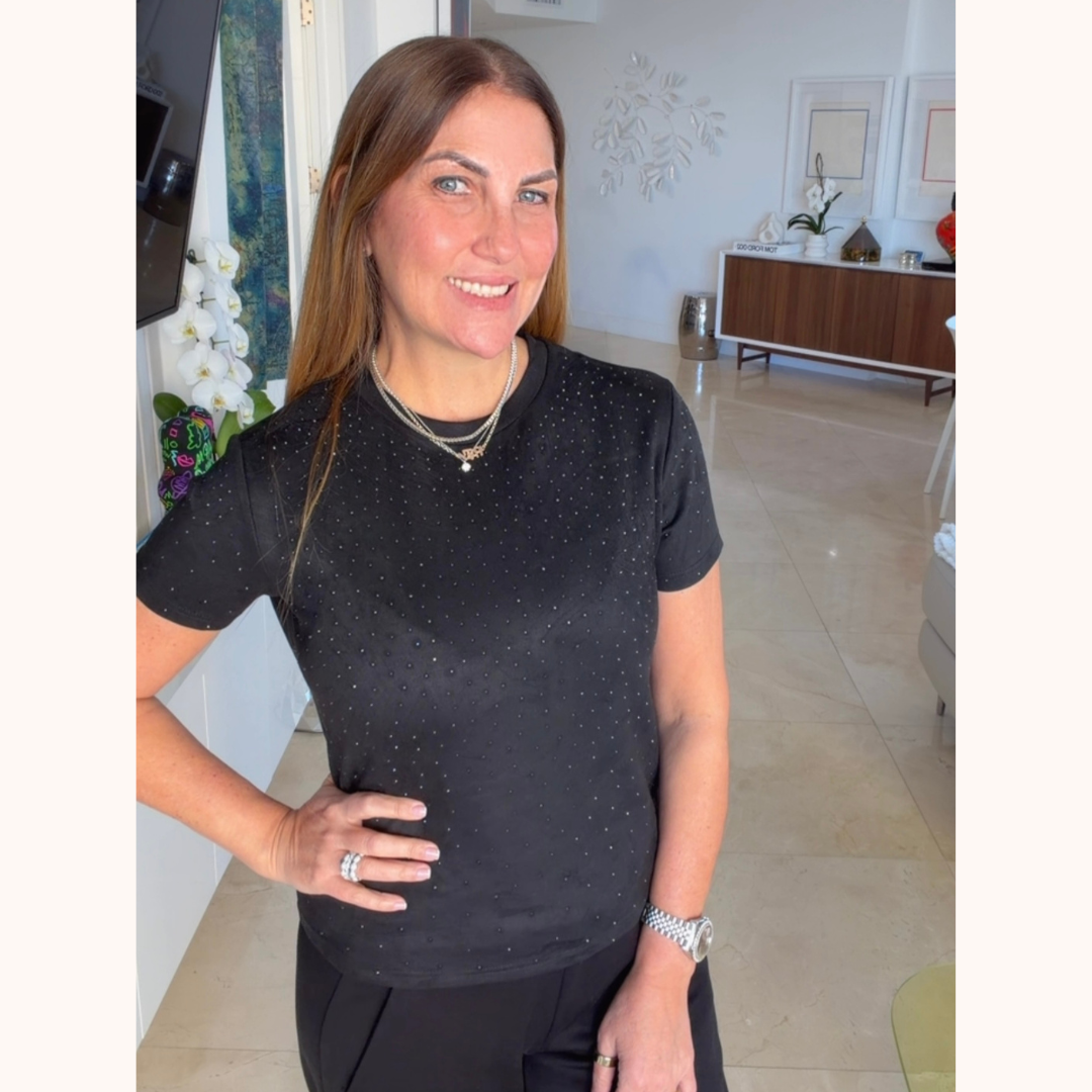 Luxe Studded T-Shirt