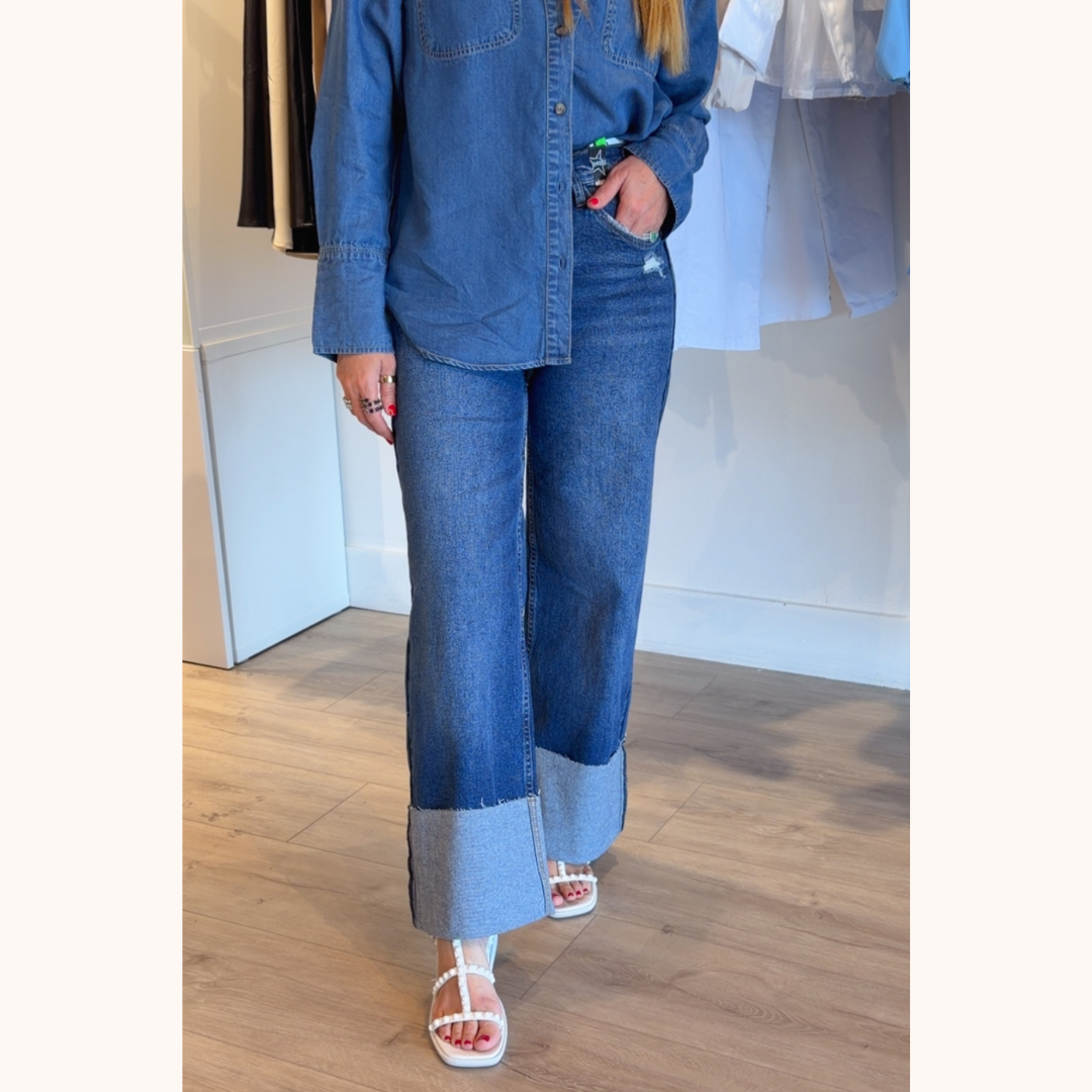 Riviera Wide-Leg Jeans