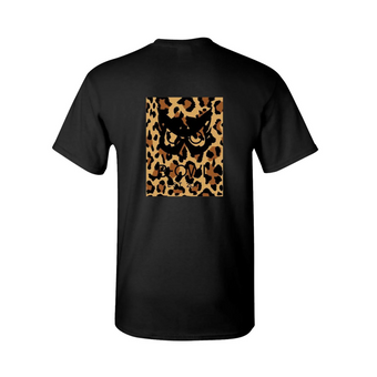 T-Shirt Black Leopard