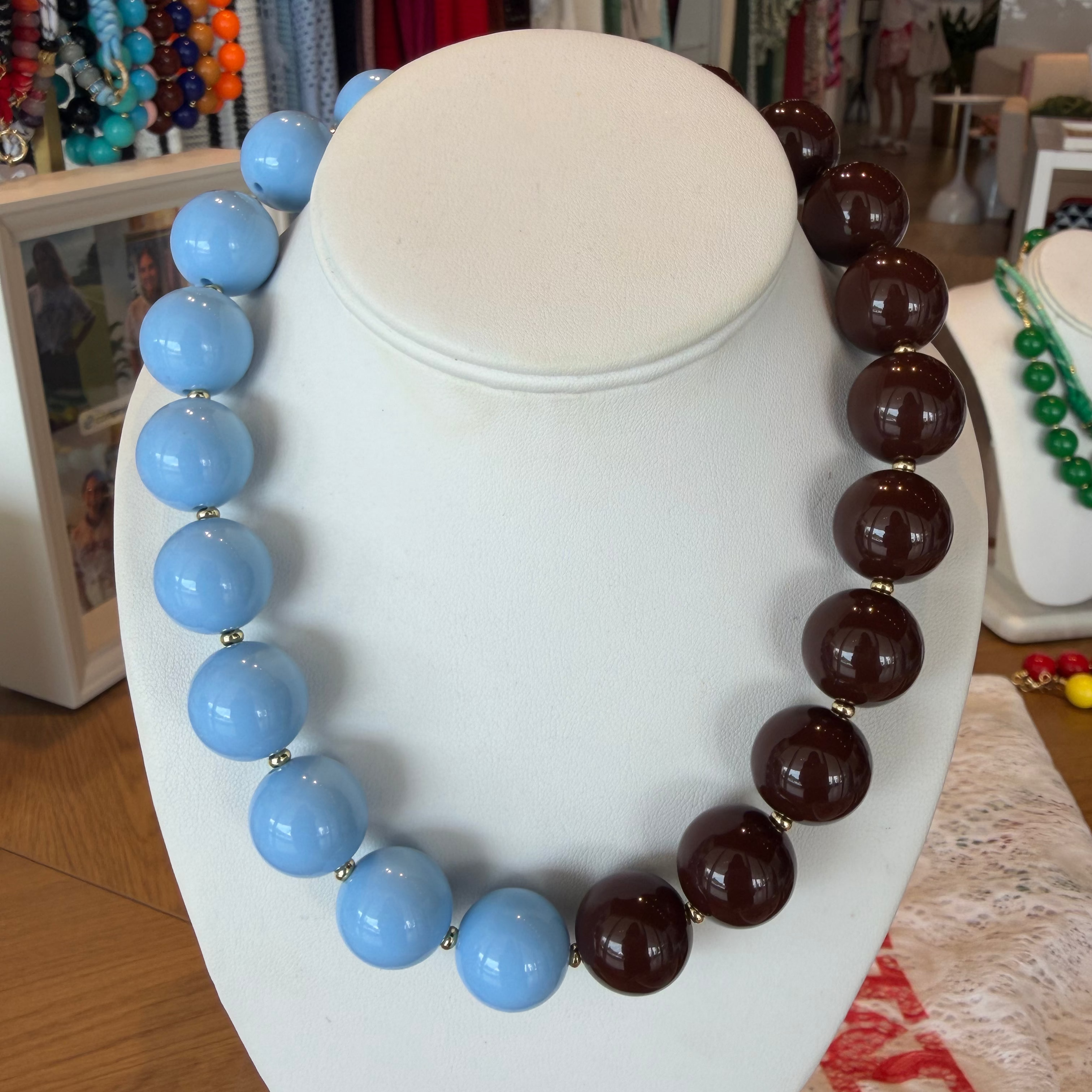 Candy Bead Necklace Double