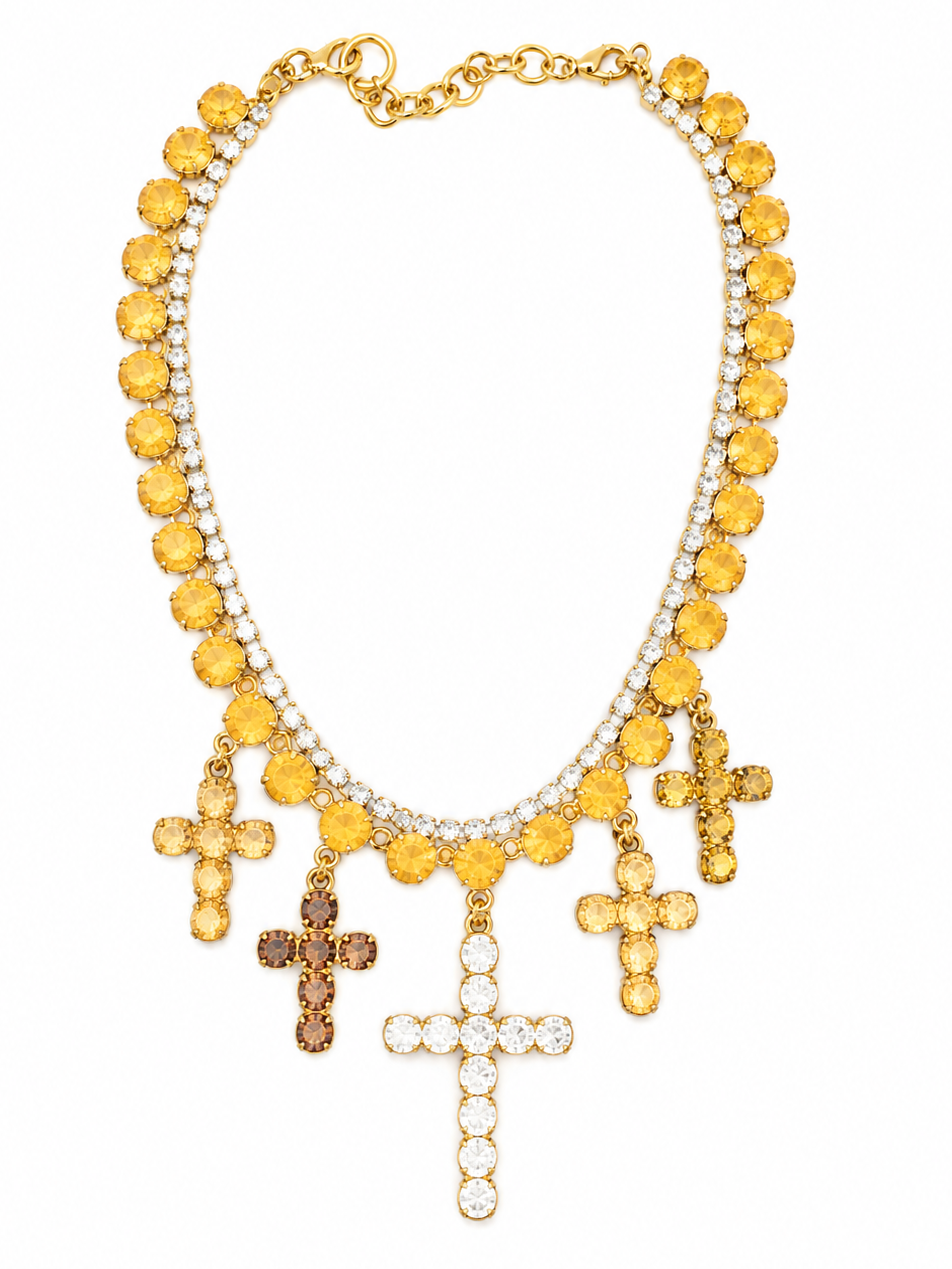 Cassidy Necklace in Candy Glam Blush
