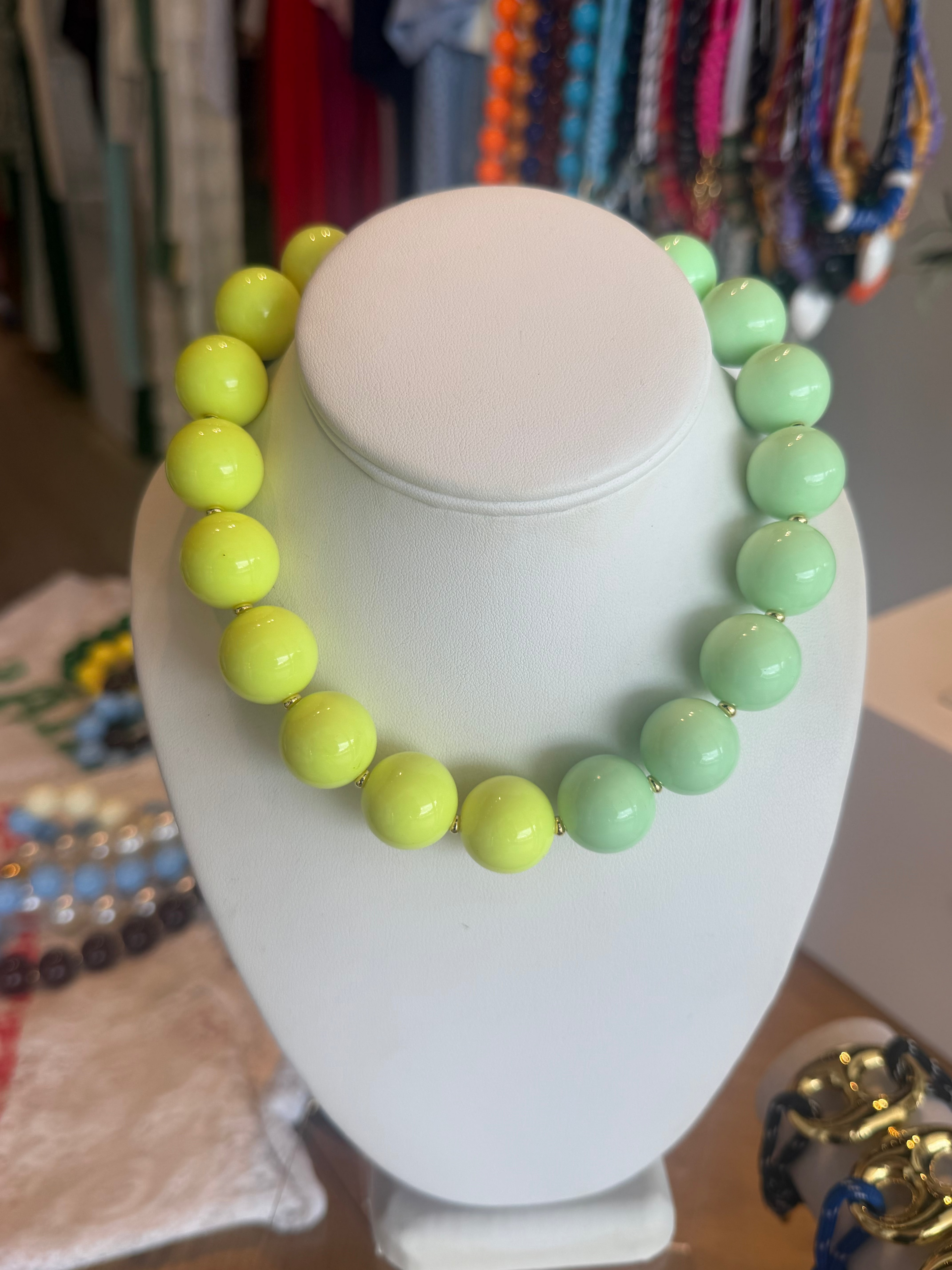 Candy Bead Necklace Double