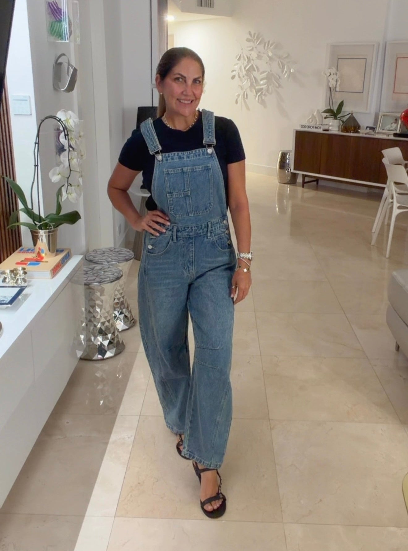 Barrel Denim Overalls 0