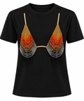 Beaded Bralette Statement Tee | PS Showroom