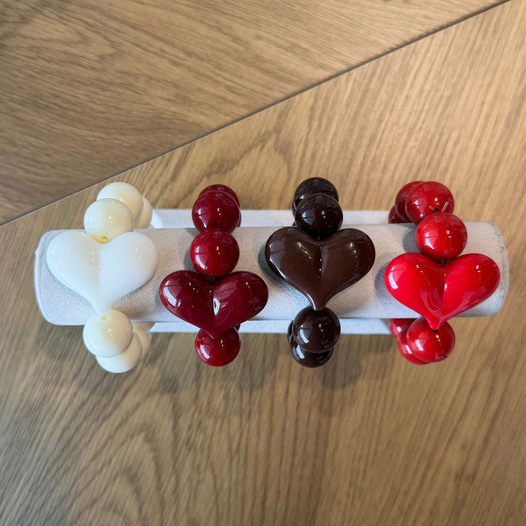 Bella Bead Heart Bracelet