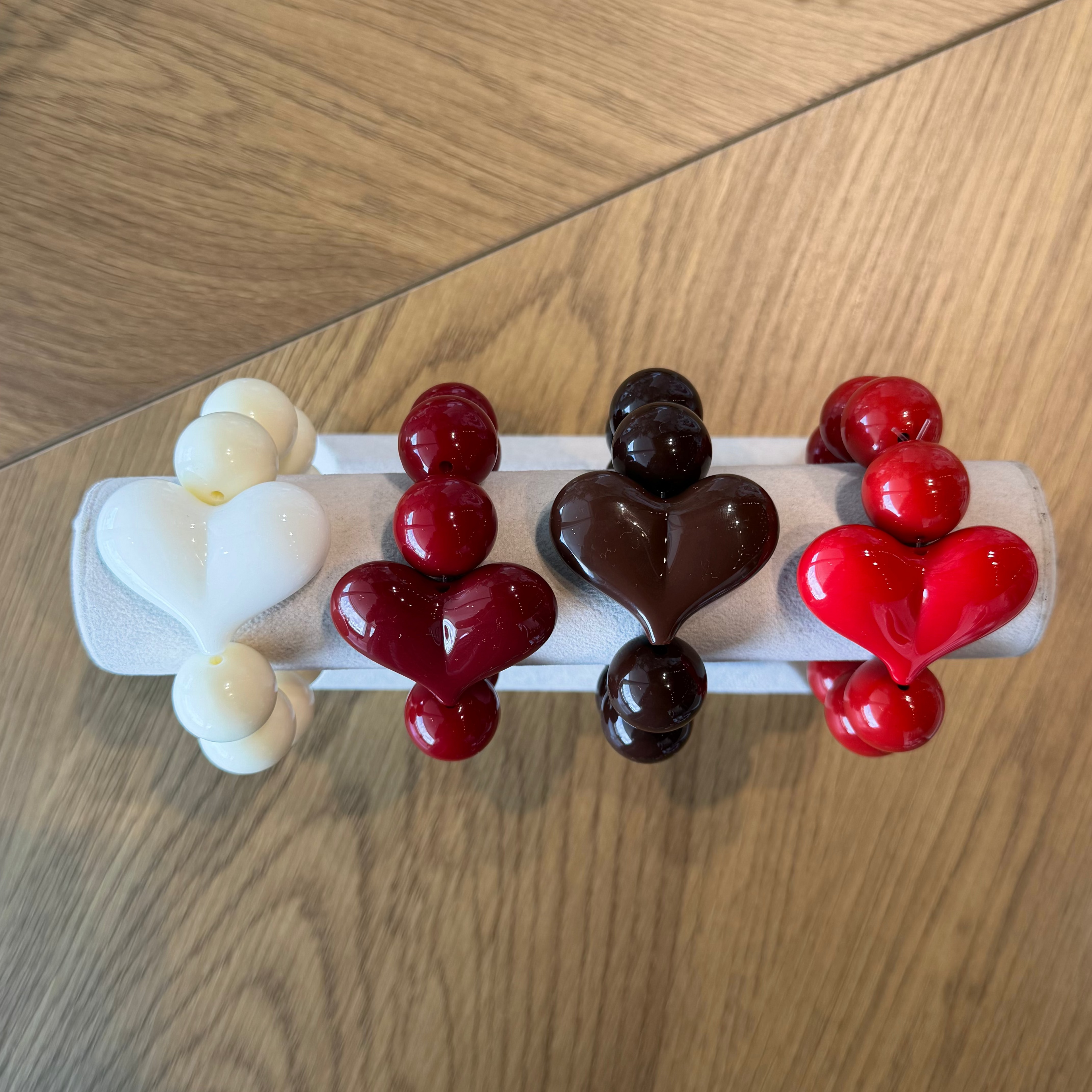 Bella Bead Heart Bracelet