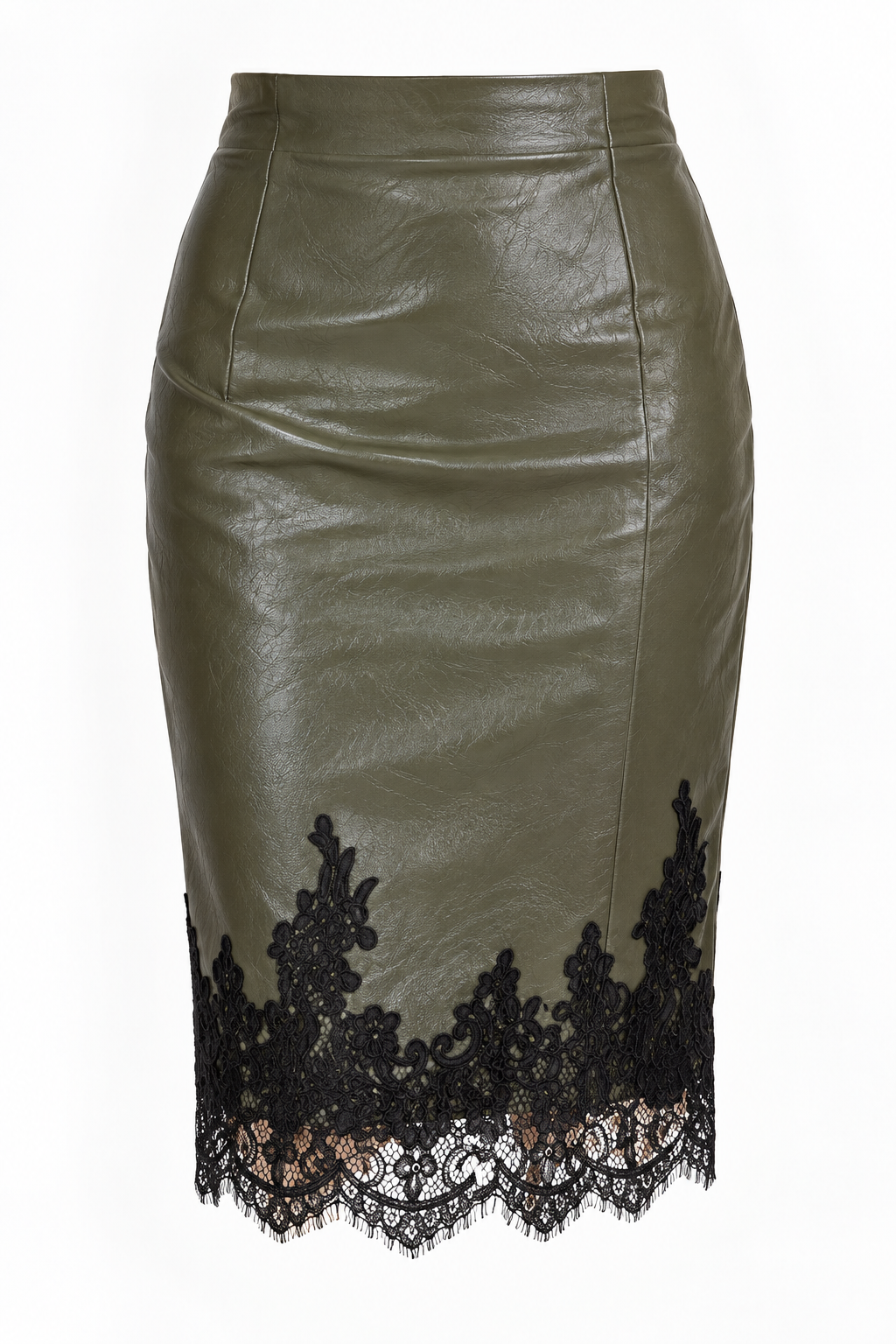 Bellissima Leather & Lace Skirt | PS Showroom