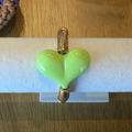Heart Charm Cuff Bracelet