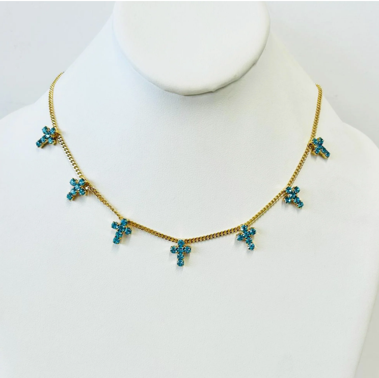 Multi Cross Necklace