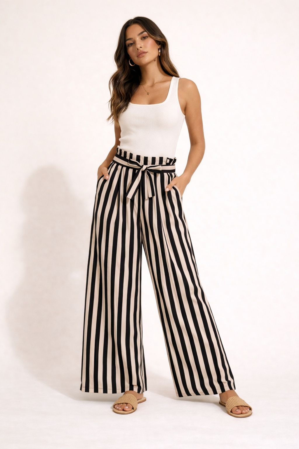 Coastal Stripe Palazzo | PS Showroom