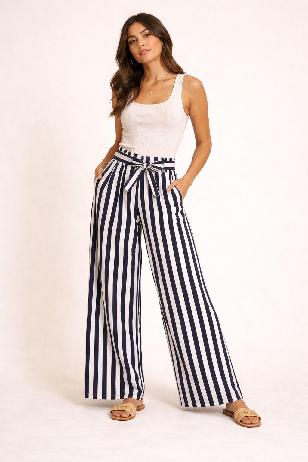 Coastal Stripe Palazzo | PS Showroom