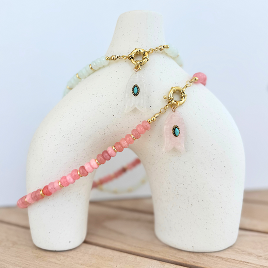 Charm Pez piedras naturales