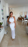 Crochet Cutout Maxi Dress | PS Showroom