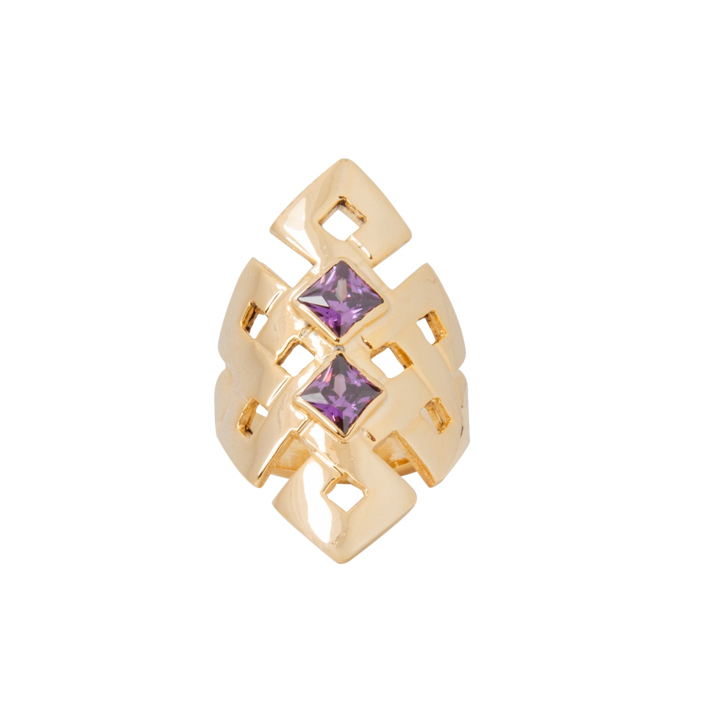 Curved Endless Knot Ring