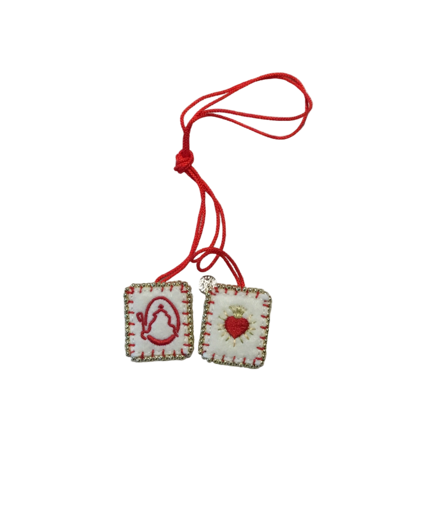 Escapulario bordado de la Divina Pastora