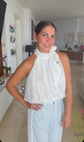 Whisper Lace Halter Top
