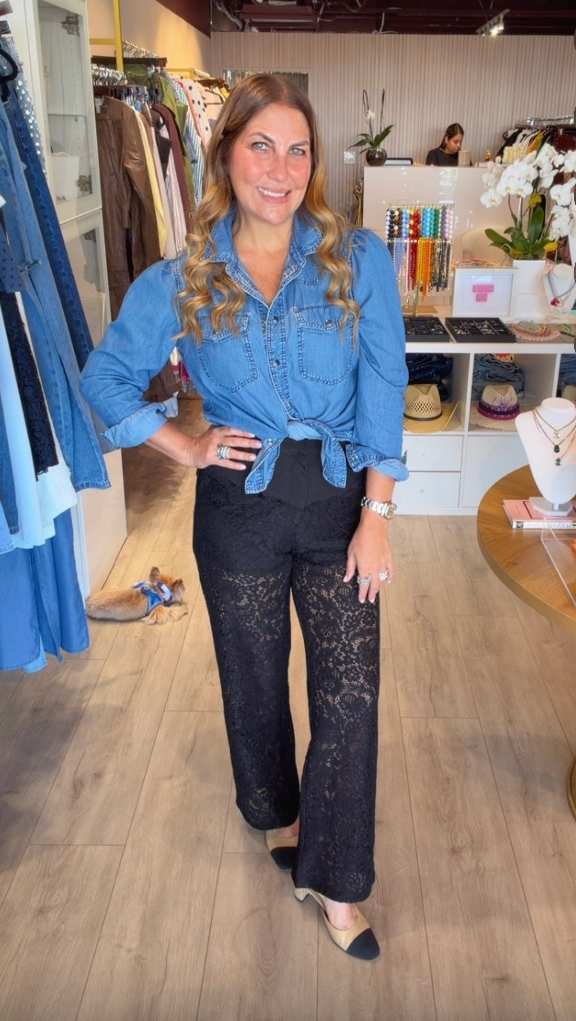 Celeste Lace Pants