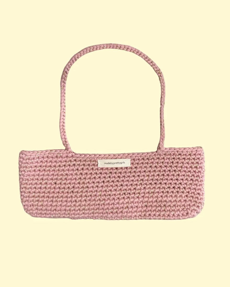 Original Cecilia Woven Crochet Baguette Bag | PS Showroom