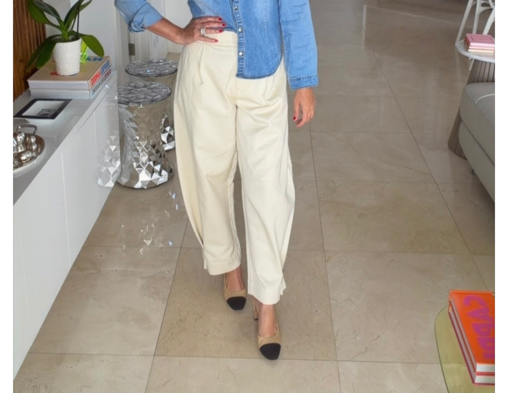 Sorrento Pleated Barrel Pants