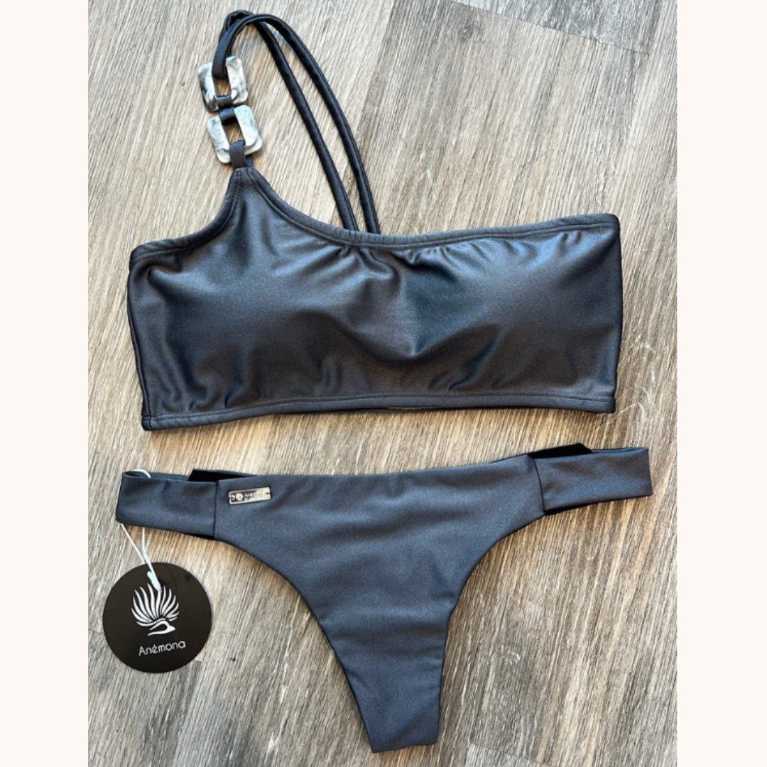 Grey Plomo One Shoulder