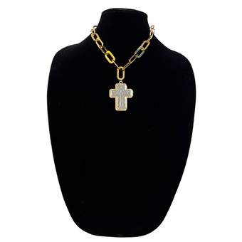 Short Cross Necklace