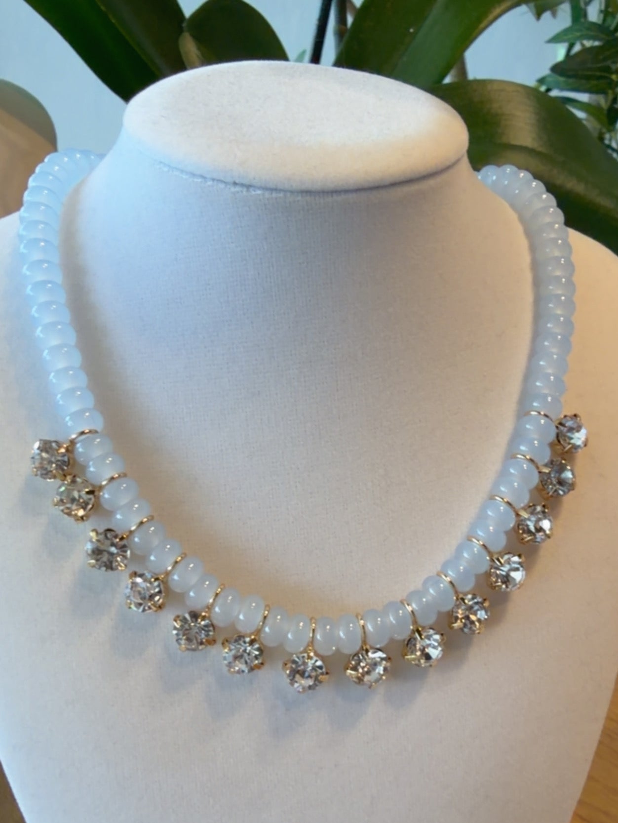 Lumière Stone & Crystal Necklace | PS Showroom