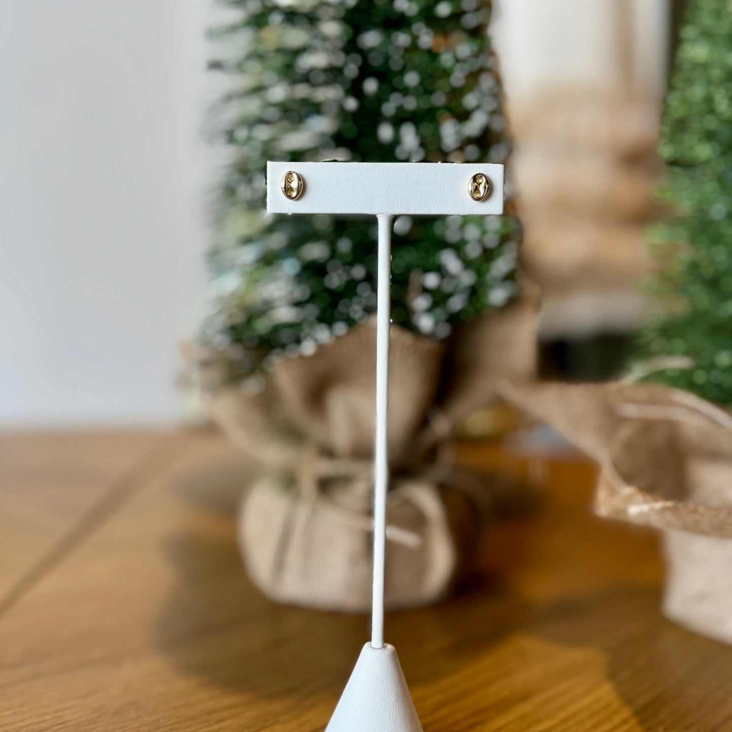 Zarcillos dorados infinito