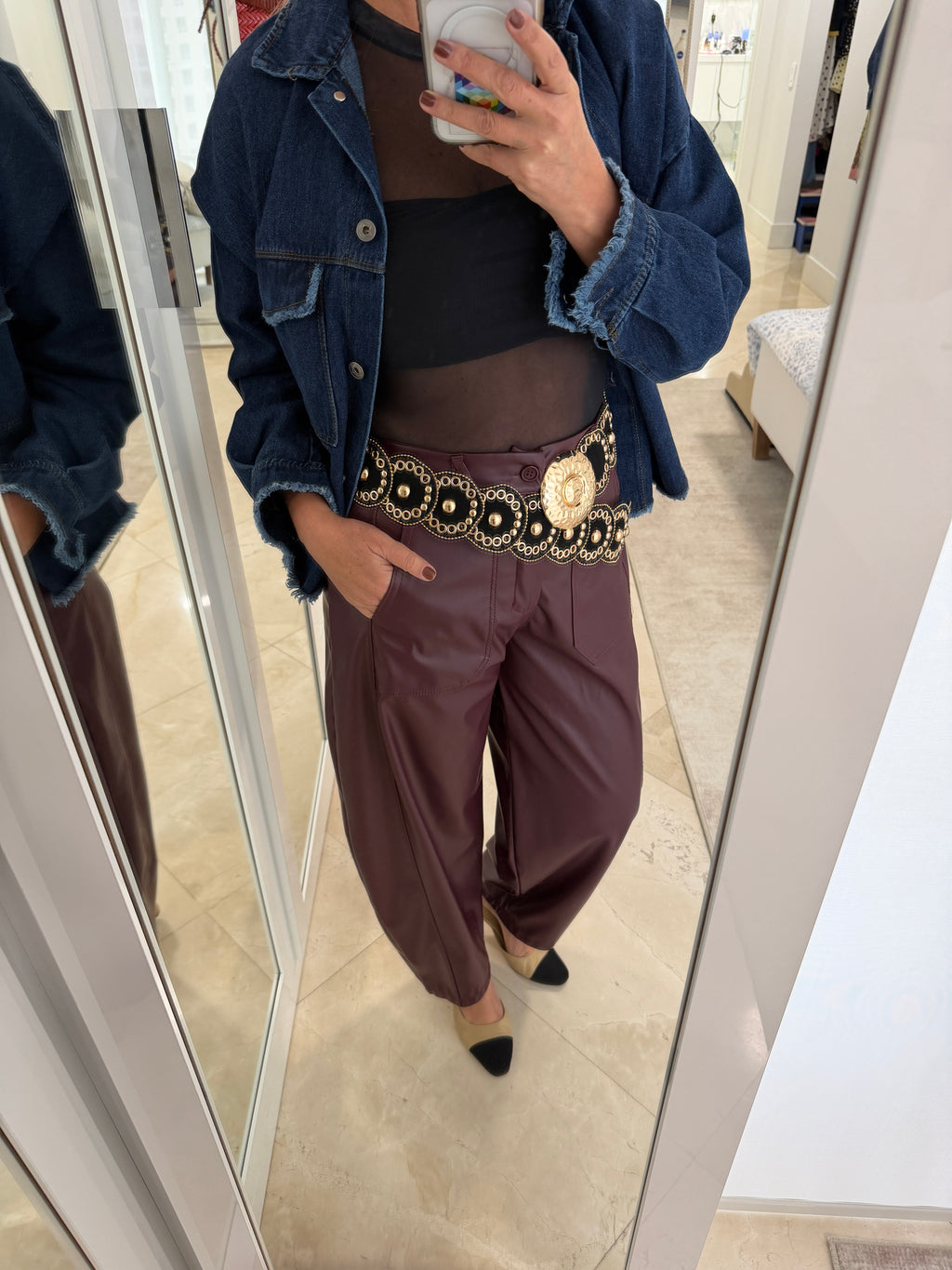 Golden Medallion Statement Belt
