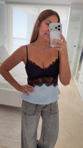 Luna Lace Silk Camisole