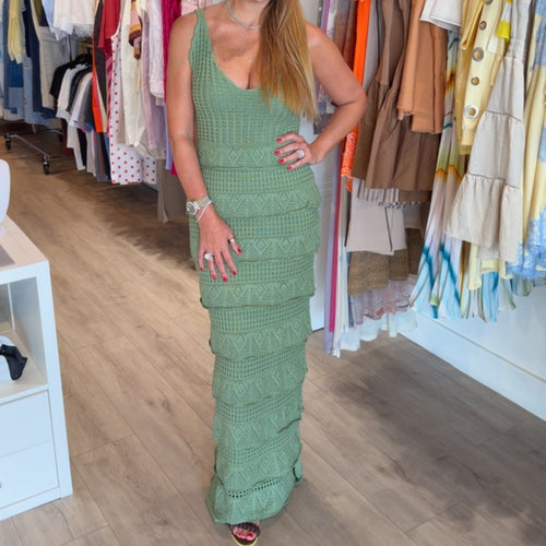 Bahia Crochet Goddess Dress