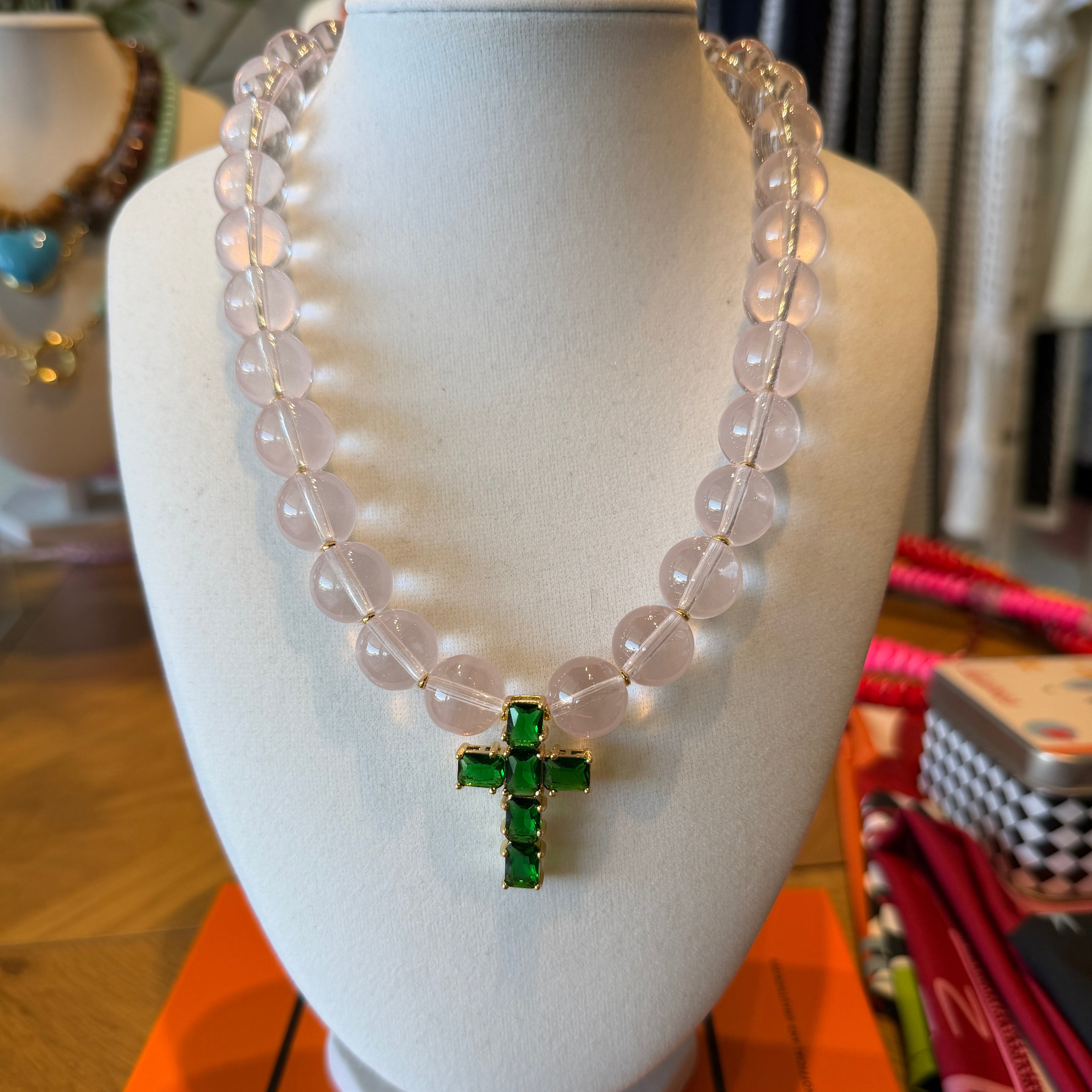 Golden Grace Cross Necklace