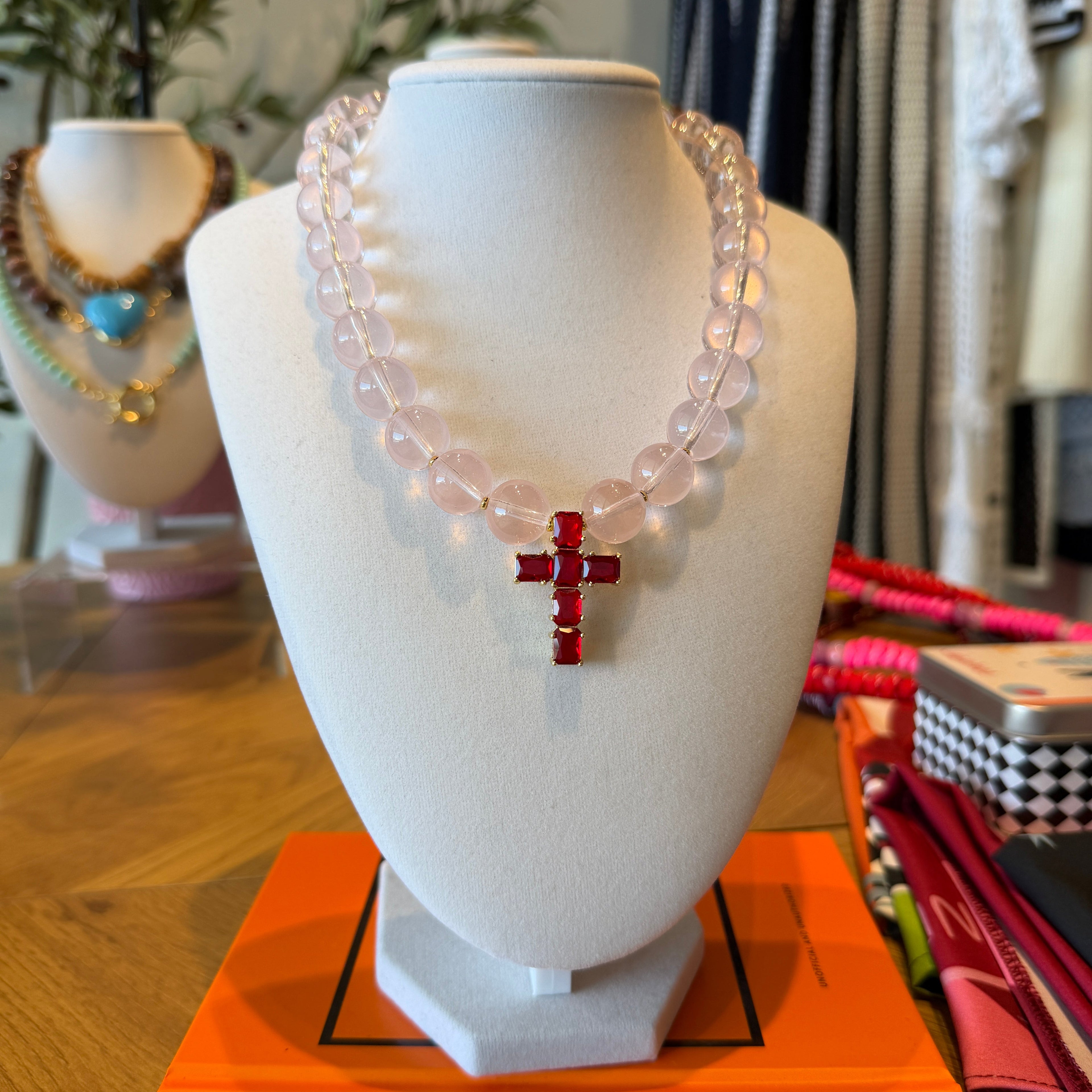 Golden Grace Cross Necklace