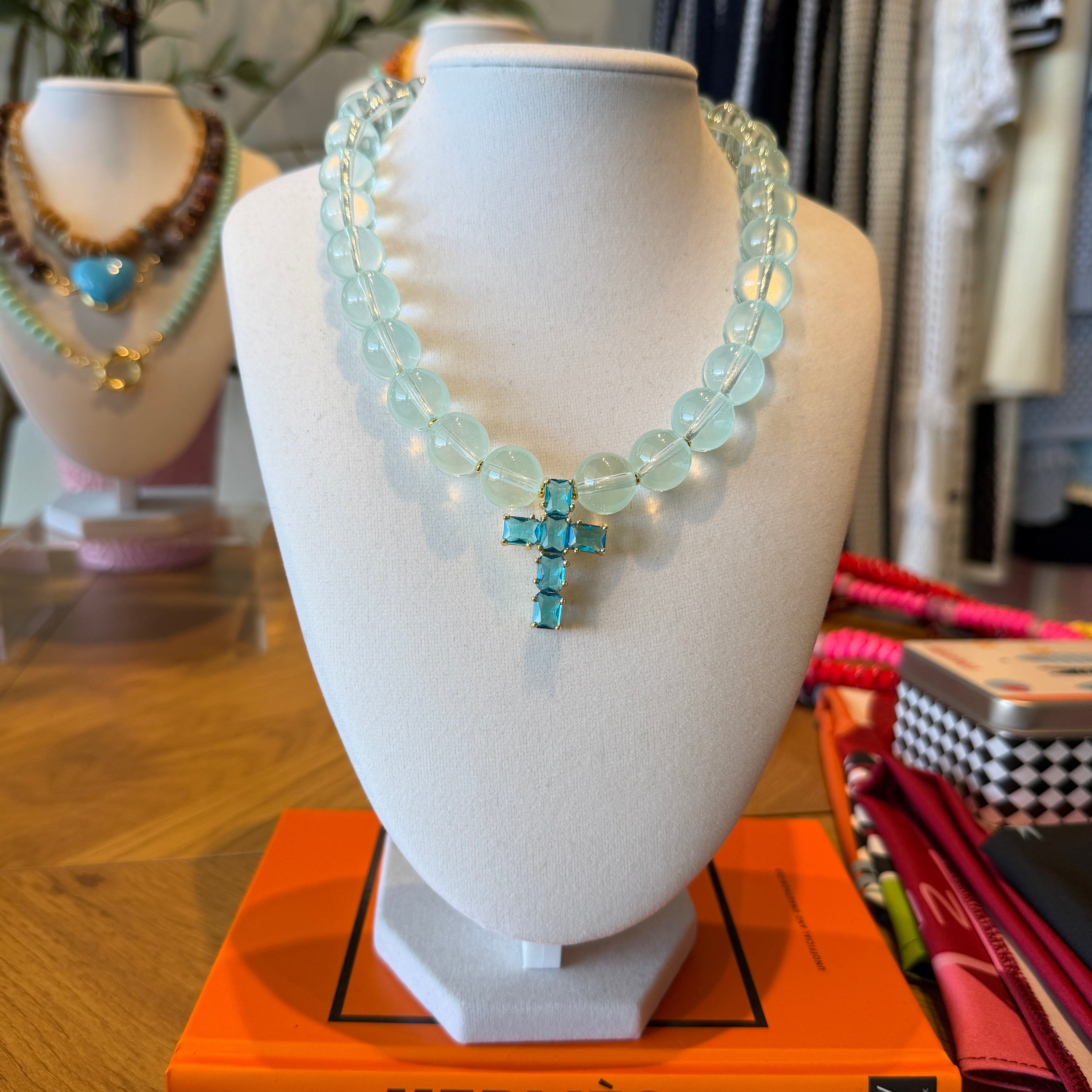 Golden Grace Cross Necklace