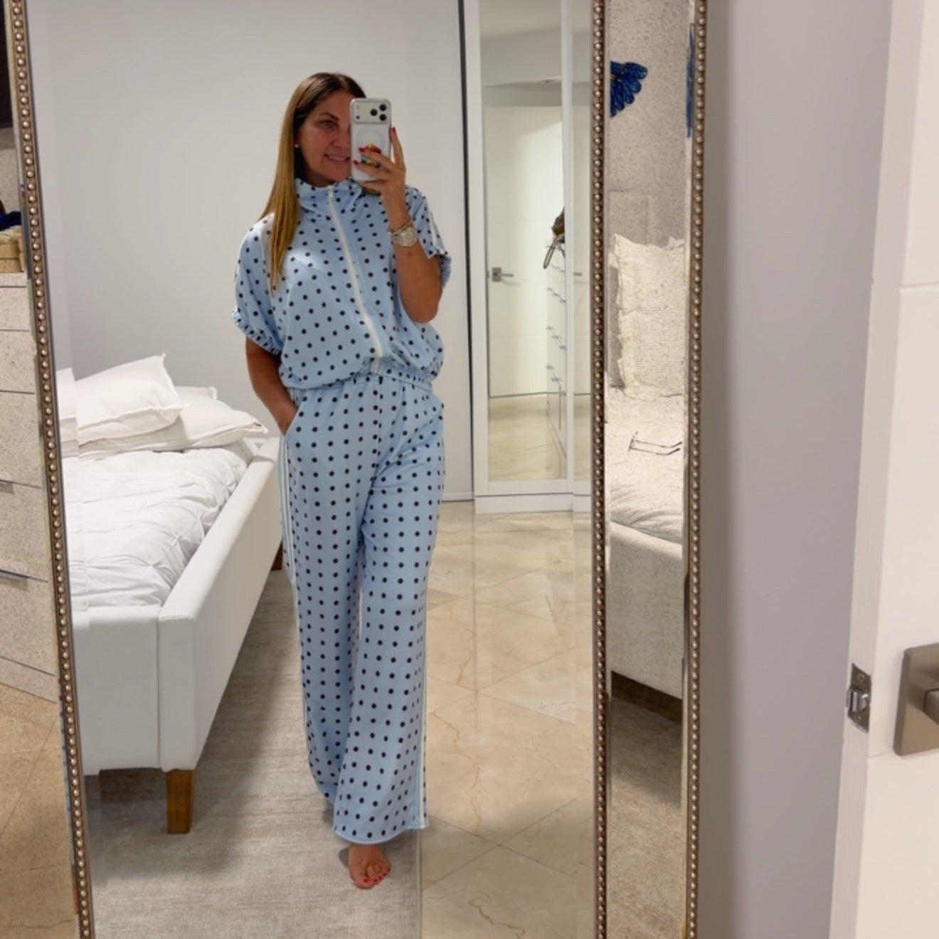 Monaco Polka Lounge Set