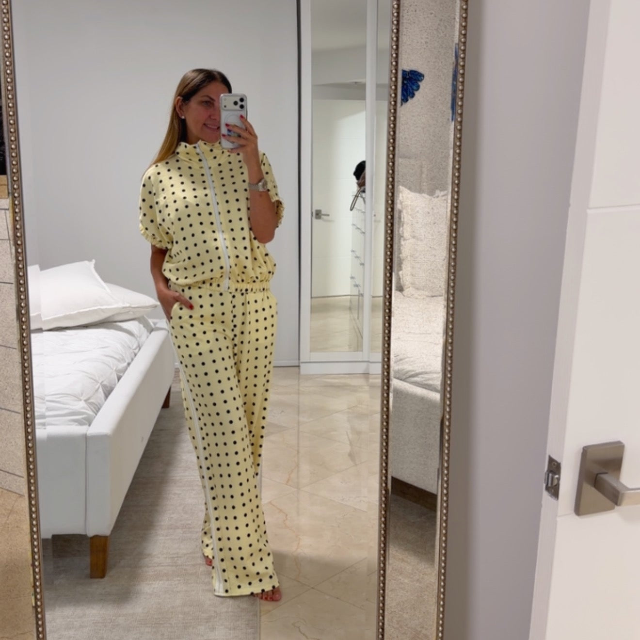 Monaco Polka Lounge Set