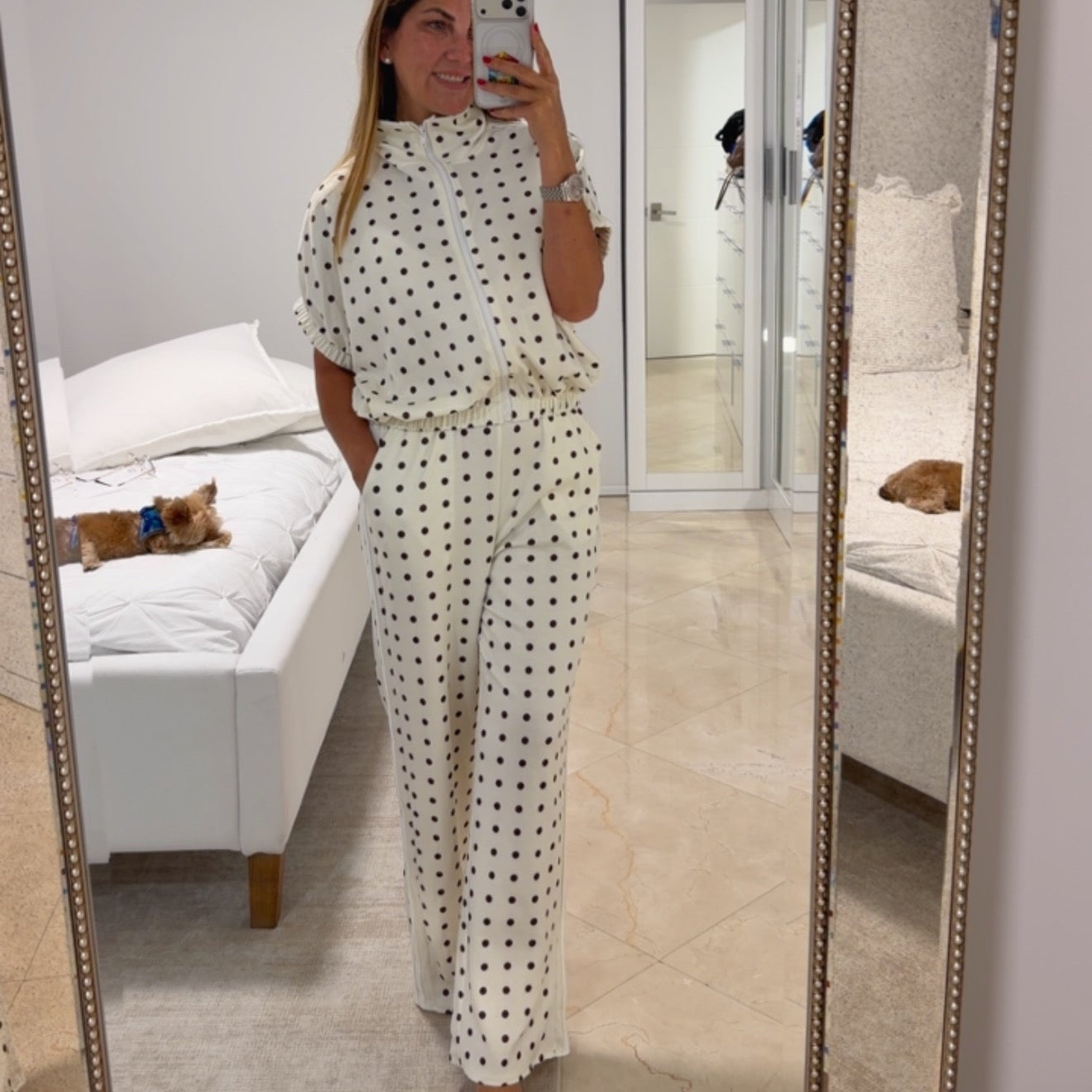 Monaco Polka Lounge Set