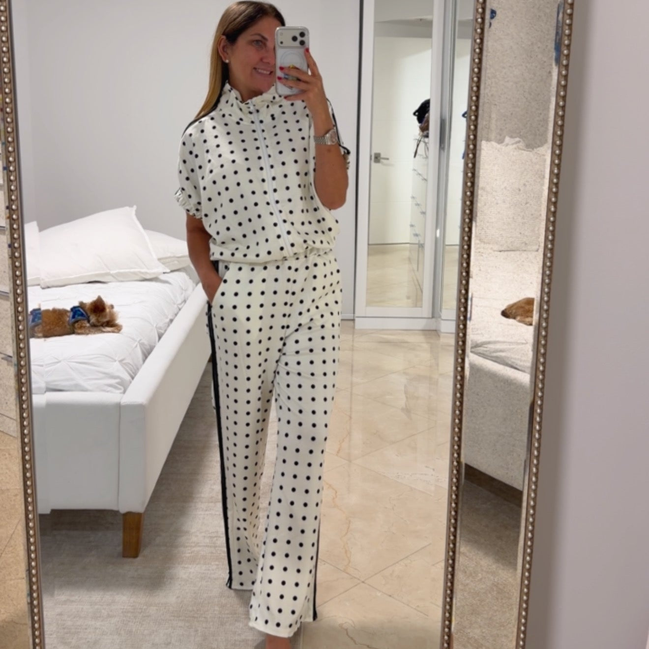 Monaco Polka Lounge Set