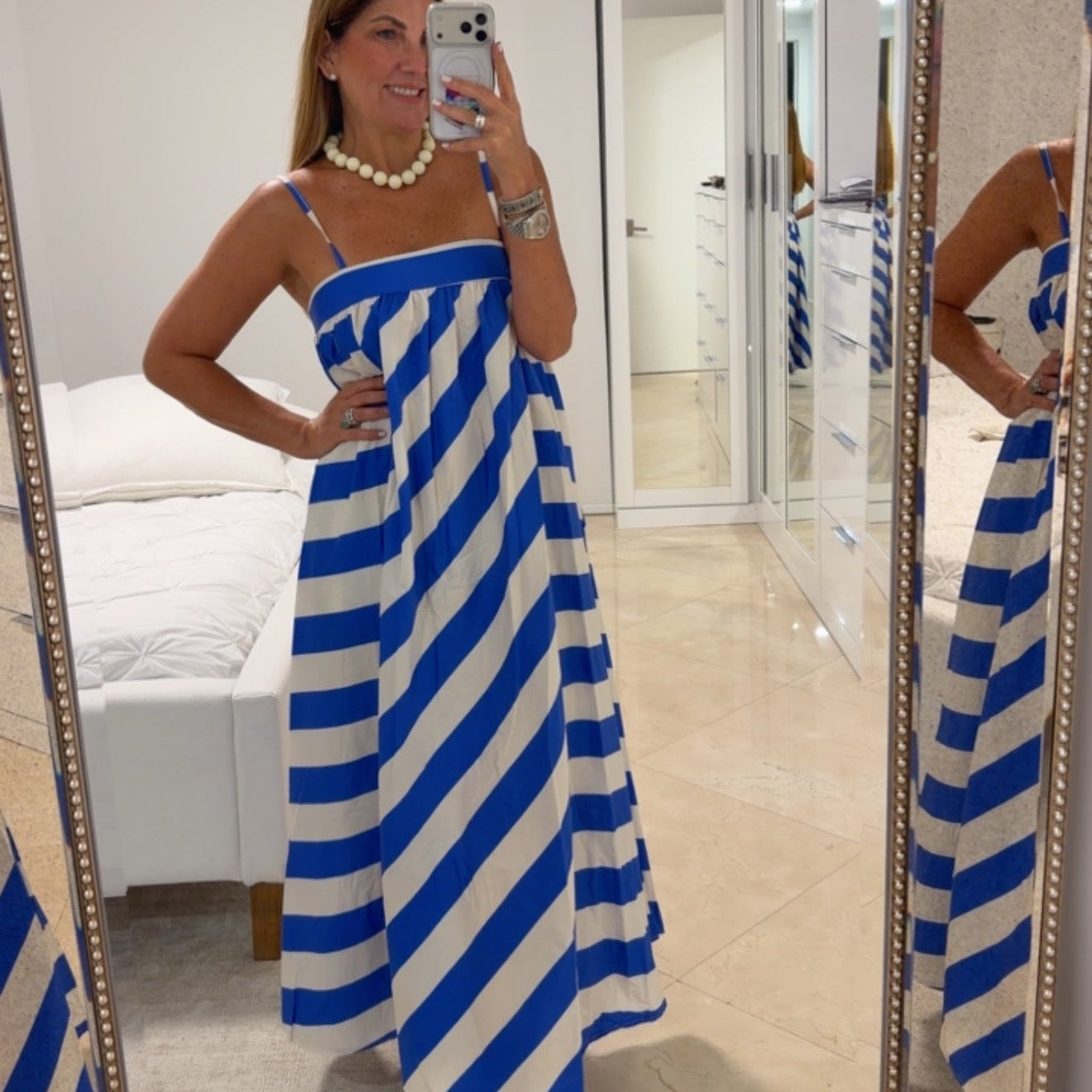 Stripe Maxi Dress